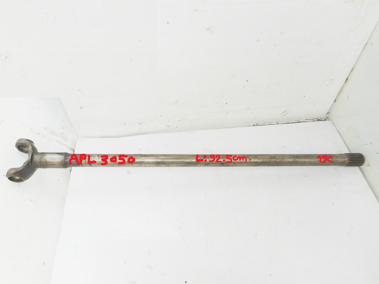 Arbre de pont avant apl3050 zf tracteur fendt ih apl 3050 92 5cm