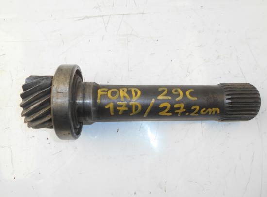 Arbre embrayage prise de force tracteur ford 29 cannelures
