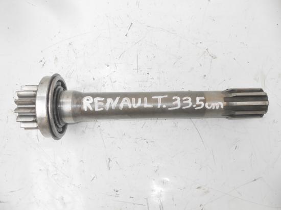 Arbre entrainement embrayage tracteur renault 56 57 10 cannelures