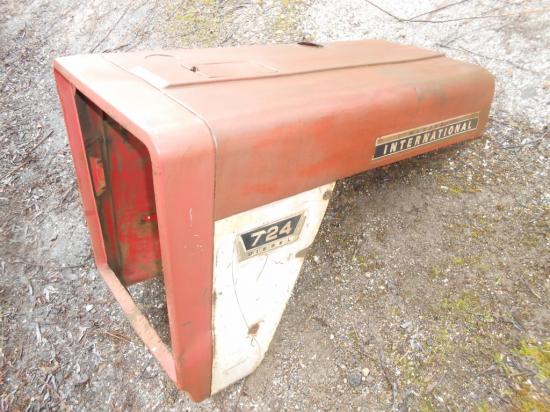 Capot tracteur agricole mc cormick ih international 724