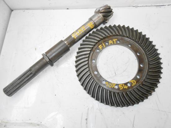 Couple conique arriere pignon 10 couronne 54 dents tracteur someca fiat 680