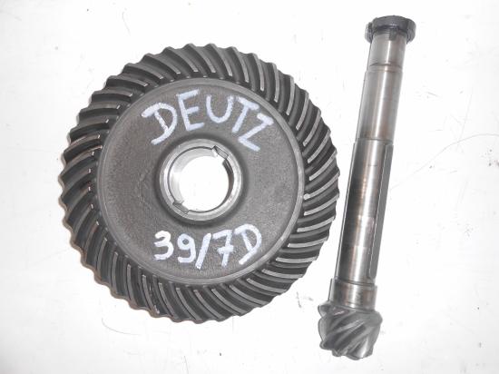 Couple conique arriere tracteur deutz