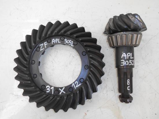 Couple conique differentiel pont avant 4x4 tracteur apl 3052 apl3052