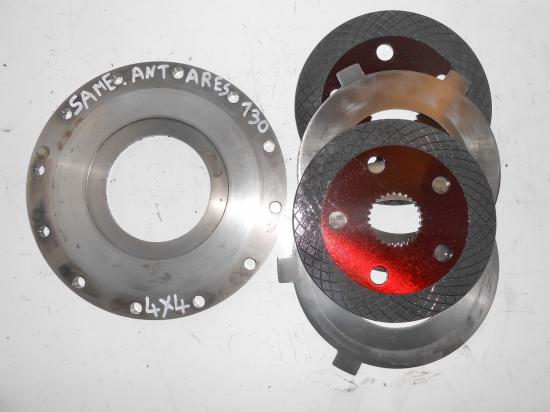 Mecanisme disque de frein pont avant 4x4 tracteur same antares 130