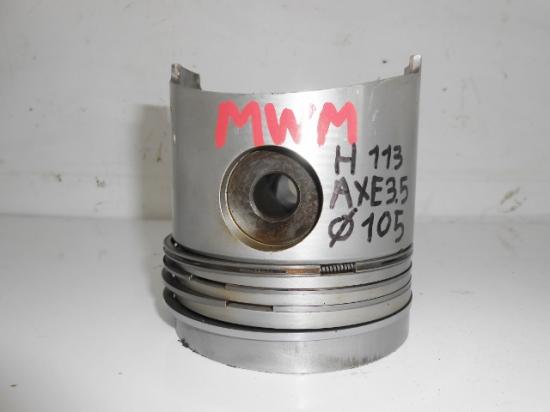 Piston tracteur renault fendt d226 d227 moteur mwm 105mm 105 mm axe 35mm 35 mm