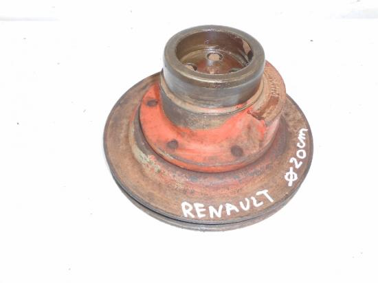 Poulie de vilebrequin moteur tracteur renault 56 86