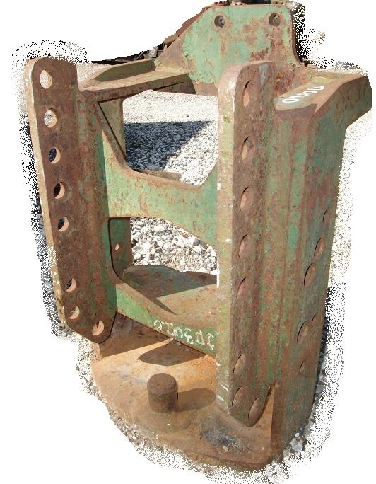 Attelage echelle support piton fixe tracteur john deere 3020
