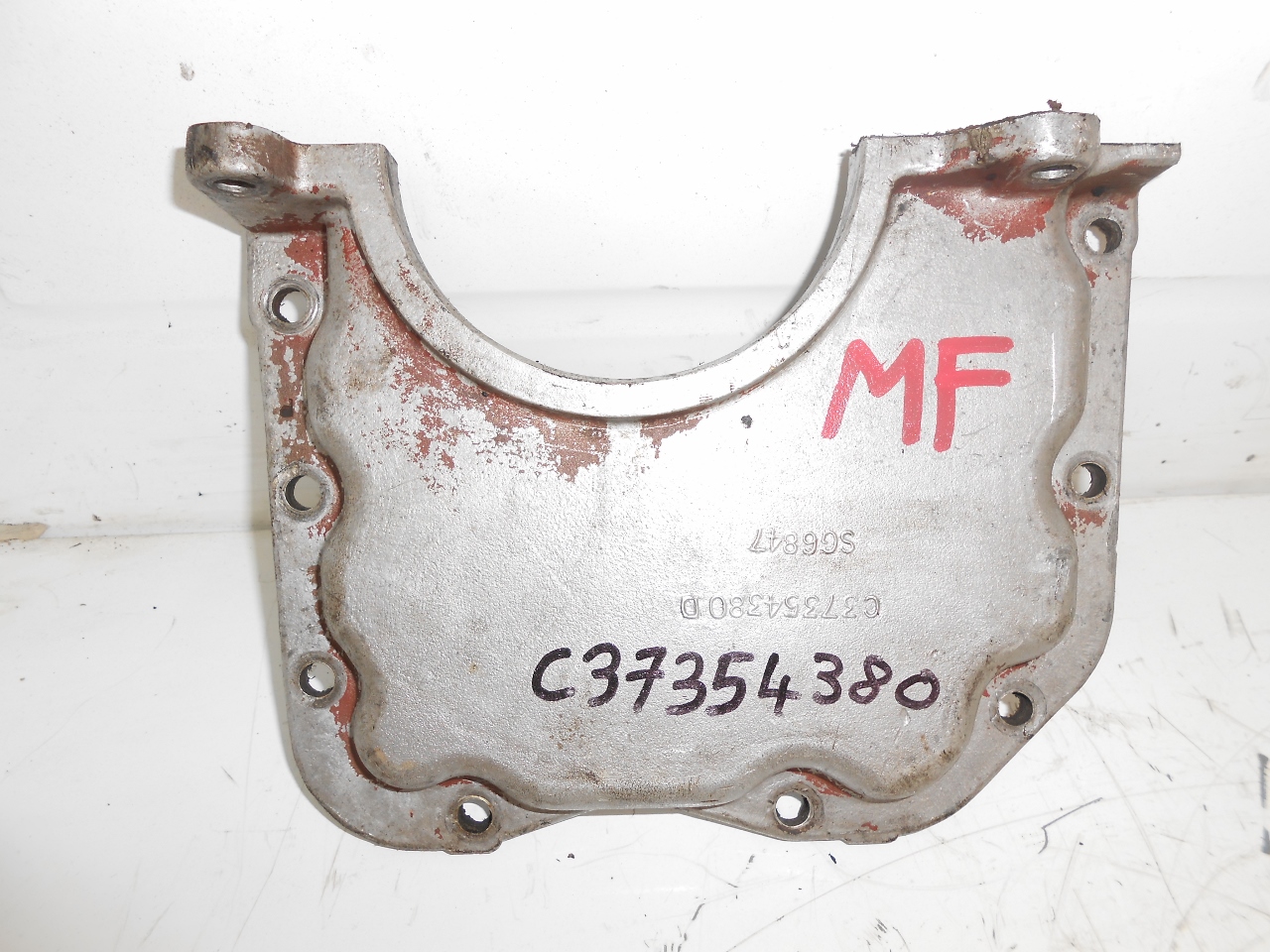 Carter bas aluminium piece moteur perkins tracteur mf massey ferguson 65 865