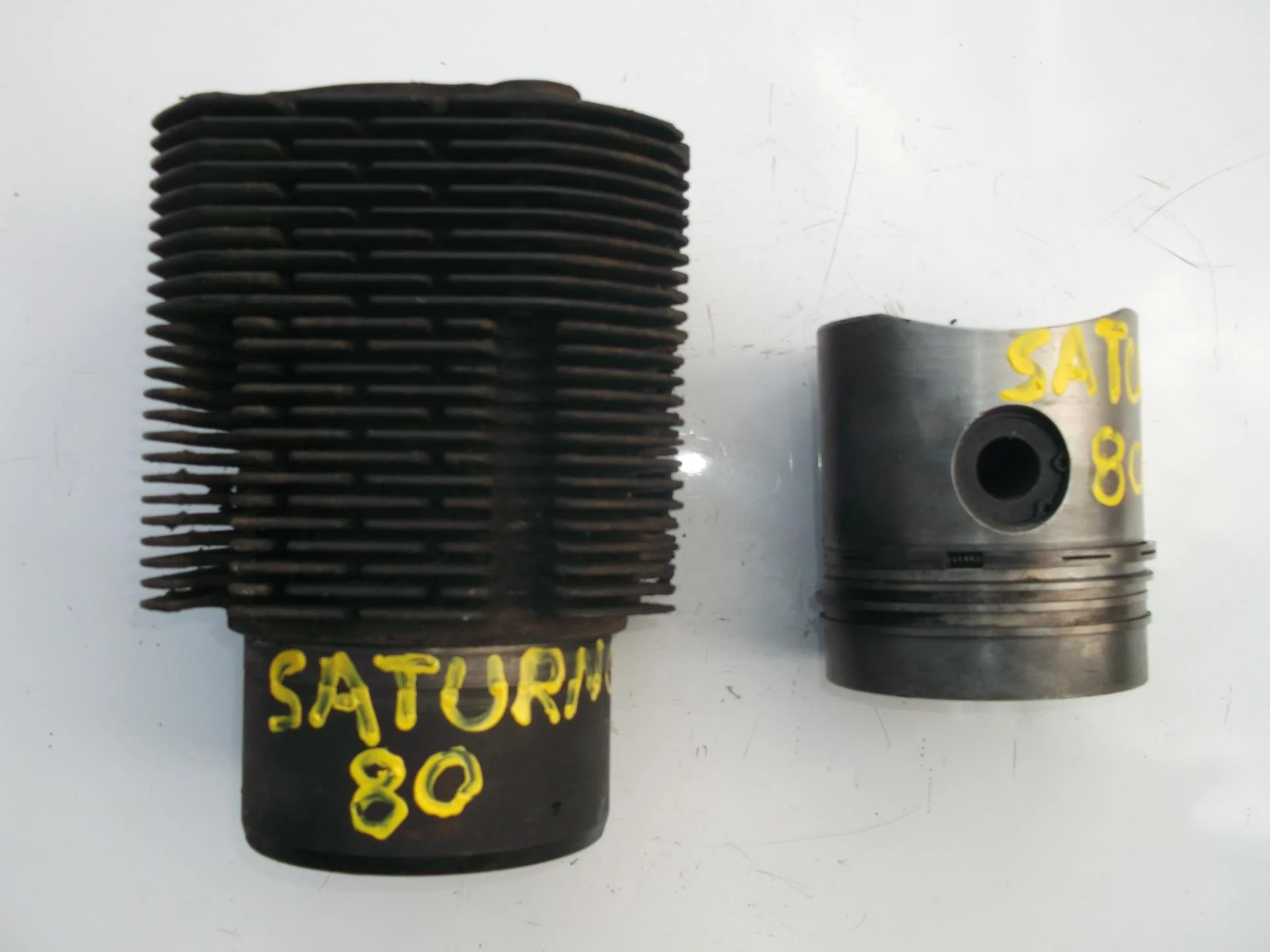 Piston chemise cylindree same saturno80